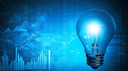 Innovative lighting solutions business trends and insights in technology infographic illustrating data visualizations modern office environment digital perspective