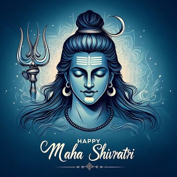 Lord Shiva Maha Shivratri artwork, Bholenath Om symbol, sawan festival India, business card template, divine vibes, background, vector, illustration, art