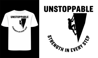 Unstoppable T-Shirt Design Trends vector graphic
