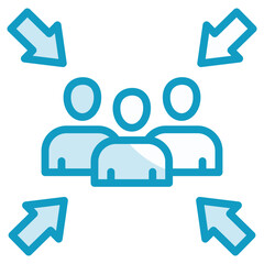 Emergency Assembly Point  Icon Element For Design