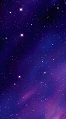 Fototapeta premium Digital purple night sky shooting stars abstract art design graphic poster background