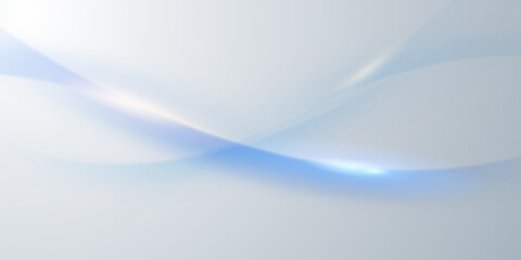 Modern blue wave background design, vector illustration