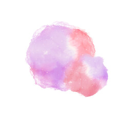 水彩飛沫_紫×赤