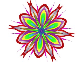 abstract floral ornament