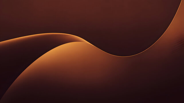 Abstract Warmth: An ethereal abstract composition featuring undulating forms in a warm, earthy tone. The smooth, flowing curves evoke a sense of tranquility and invite contemplation.