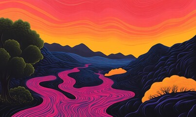 A surreal artistic representation of machine learning, showcasing imaginative concepts and innovative designs in digital art.