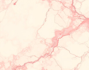 Obraz premium Sakura Blossom Marble with petal-pink veins on ivory, designed for Japanese tea house shoji screen texture, evoking tranquility and serene elegance.