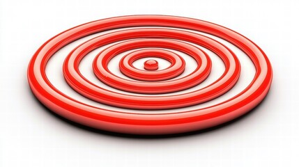 Intricate Red and White Spiral Pattern Design for Creative Projects