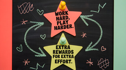 Work Hard, Play Harder Motivation
