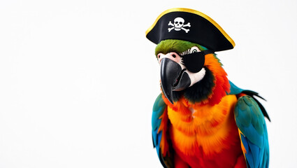 Parrot in a Pirate Hat