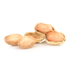 Peanuts isolated on white background