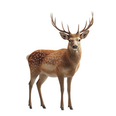 Obraz premium deer isolated on white background