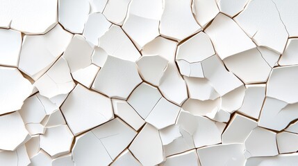 Cracked white surface texture background
