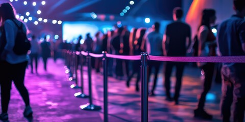 Express line for VIP concert entry