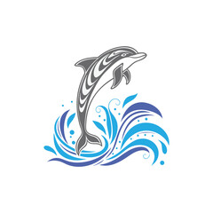 Dolphin   logo design