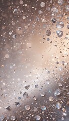 Sparkling Diamonds Shimmering in Dusty Rose Hues