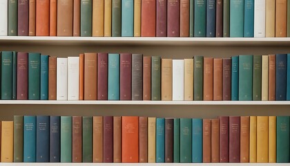 Fototapeta premium Book shelves,Old books in a library - BIG FILE,backgrounds, book, bookshelf, horizontal, indoors, library, literature, no people, photography, shelf, color image, 945