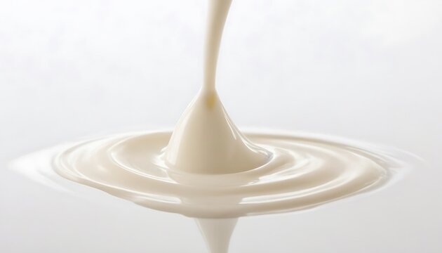 cream or milk liquid drop with waves,milk splash isolated on transparent background,falling, liquid, paint, splashing, milk, 897