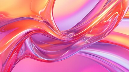Fototapeta premium Abstract swirling vibrant colors, design background