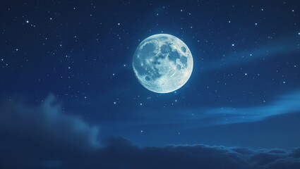 "A Serene and Vibrant Night Sky with a Prom":