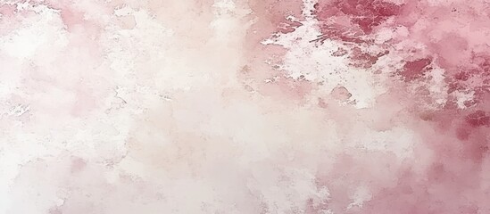 Fototapeta premium Pink and white abstract watercolor texture.