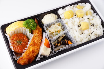 和洋食弁当　栗ご飯