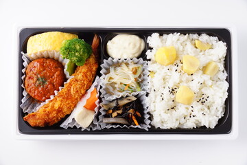 和洋食弁当　栗ご飯