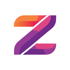 z gradient letter logo