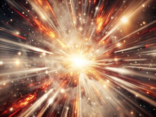 Naklejka premium abstract background with fireworks