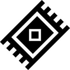 Rounded Filled Carpet Icon