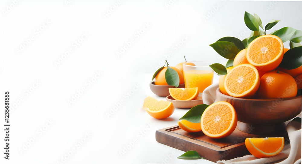 Fototapete a bowl of oranges with one that has the number 1 on it | premium ai-generated