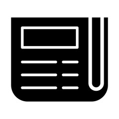 Fototapeta premium Newspaper icon
