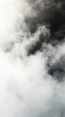Fototapeta premium Ethereal Mist and Fog Against a Dark Gradation Background