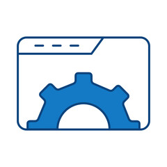 Data Analysis Blue Line Icon. Database Big Data Analytics Server Infographic Pictograms Security Digitalization Processing Editable Stroke Vector Icon