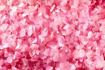Vibrant pink confetti backdrop for celebrations and events
