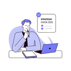 A visionary leader standing in front of a diverse team in a modern office, passionately sharing a strategic vision for the future. The team is engaged and inspired, with a large screen displaying a ro