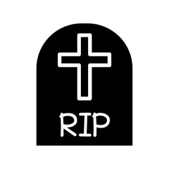 Obraz premium Tombstone icon