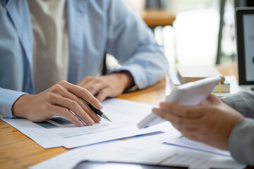 Business People Meeting Design Ideas professional investor working new start up project. business workers working discussing together planning in office.