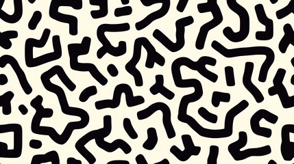 Abstract black lines pattern, design texture
