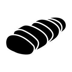 Meat icon in glyph style