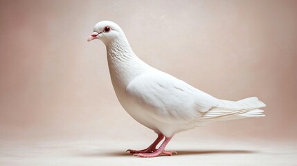 Naklejka premium Elegant White Dove