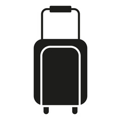 Luggage icon in glyph style
