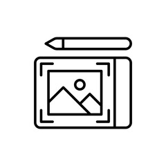 Editorial design outline icons, minimalist vector illustration ,simple transparent graphic element .Isolated on white background