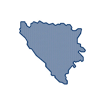 recommend clip art: map bosnia icon vector illustration design template