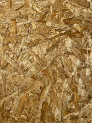 Oriented strand board full frame wood background 