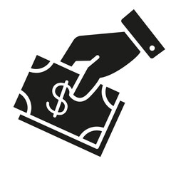 Saving icon in glyph style