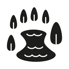 Pond icon in glyph style