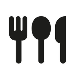 Suitcase icon in glyph style