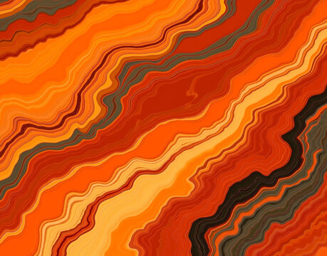 Seamless Phoenix Feather Marble with fiery orange gradients and ash-gray edges, designed for mythology-themed RPG textures, capturing the rebirth and power of the phoenix.