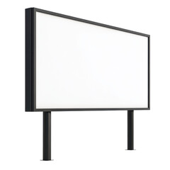 Blank billboard for advertising or promotional display.